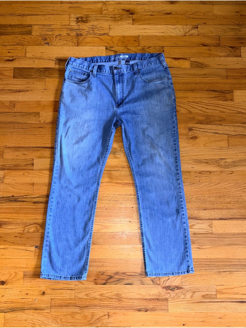 Carhartt Men's Light Blue Slim Straight Jeans